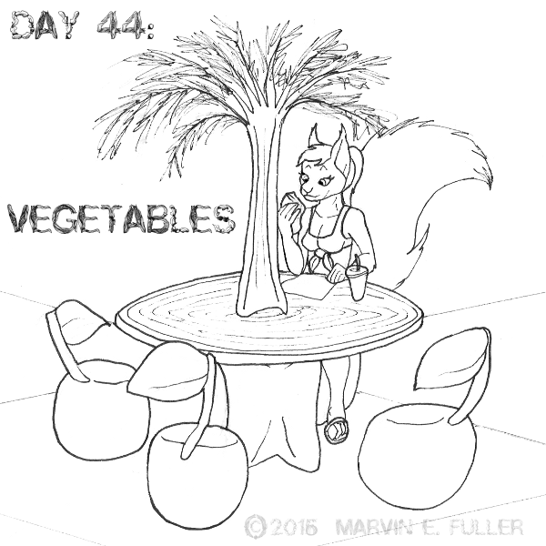 Daily Sketch 44 - Vegetables